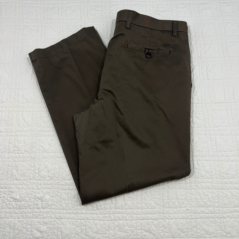 Dockers D2 Straight Fit Brown Khaki Pants Mens 38x30 Cotton Chino Trousers